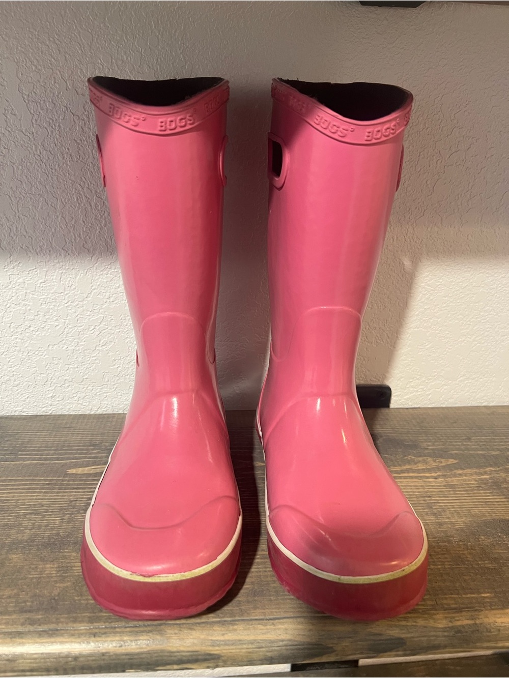 Bogs Tall Pink Waterproof Rain Boots